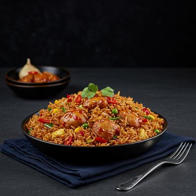 Schezwan Chicken Fried Rice